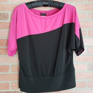 Lane Bryant color block shirt